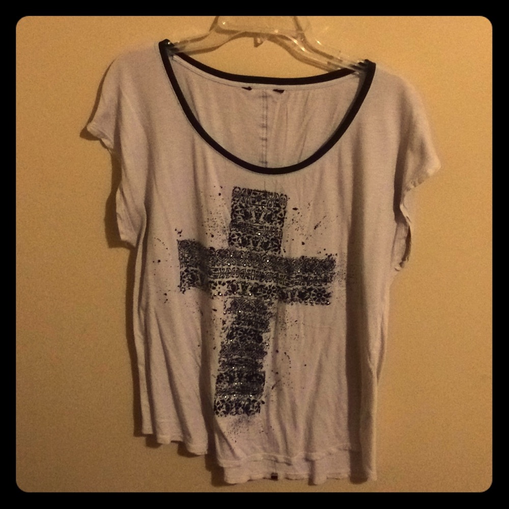Oversized Vintage Cross Tee